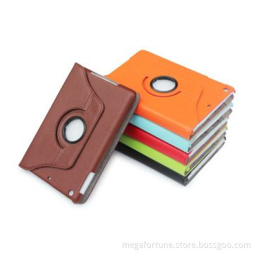 360-degree Rotatable Leather Case for iPad Mini 2, Supports Auto-On/Off Feature